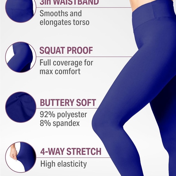 Satina Brand High waisted leggings - Picture 5 of 6